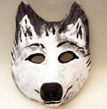 Wolf mask clay project